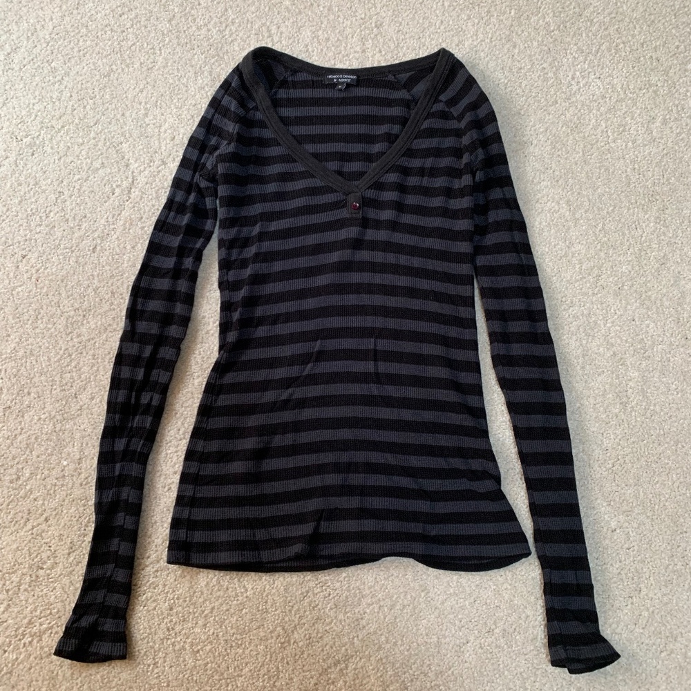 Rebecca Beeson for Levi’s Striped Thermal Henley